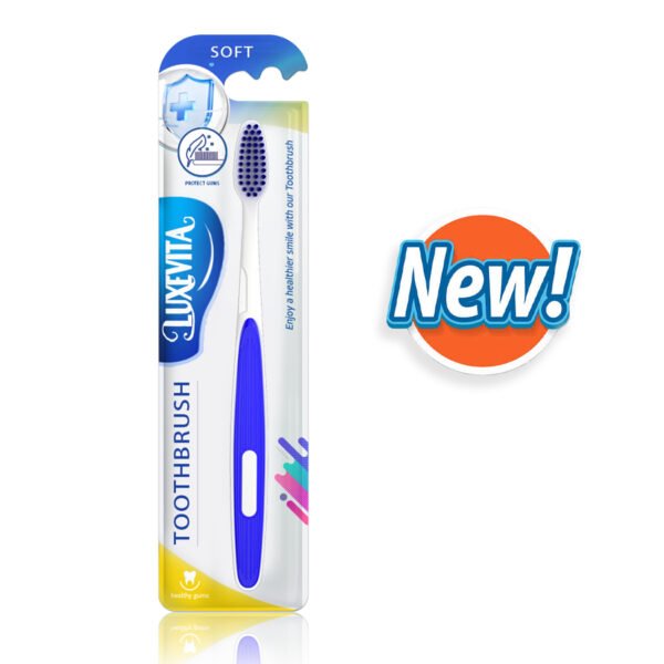 Smile Bright Basics - Everyday Plastic Toothbrush (6 Pack ) - Image 2