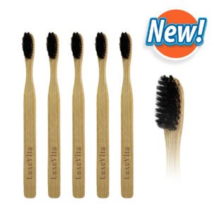 EcoPure Bamboo & Horsehair Toothbrush-4pcs