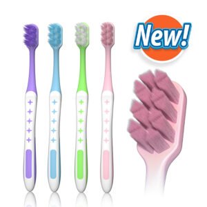 Starlight Smile Toothbrush - 4 Pack Gentle Cleaning with Quick-Dry Design