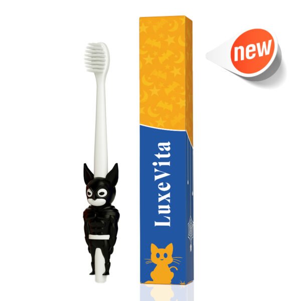 BattyBrush Kids' Toothbrush - 4 Pack Gentle Nighttime Cleaning for Little Smiles - Image 2